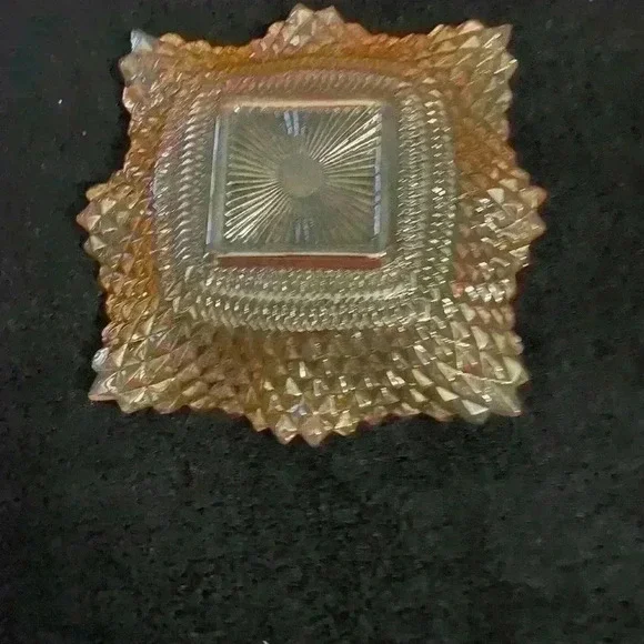 Indiana Glass, Vintage Bowl, 1970's Ashtray , Retro Dish, Candy Bowl - Picture 2 of 4